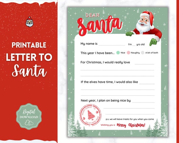 free printable letters from santa ireland