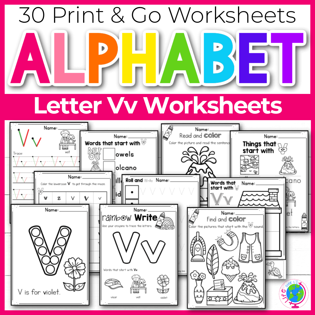 free printable letters in color