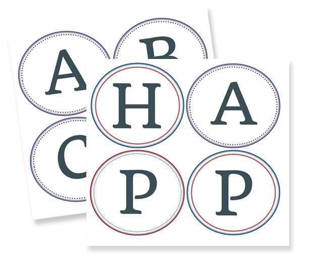 free printable letters in color