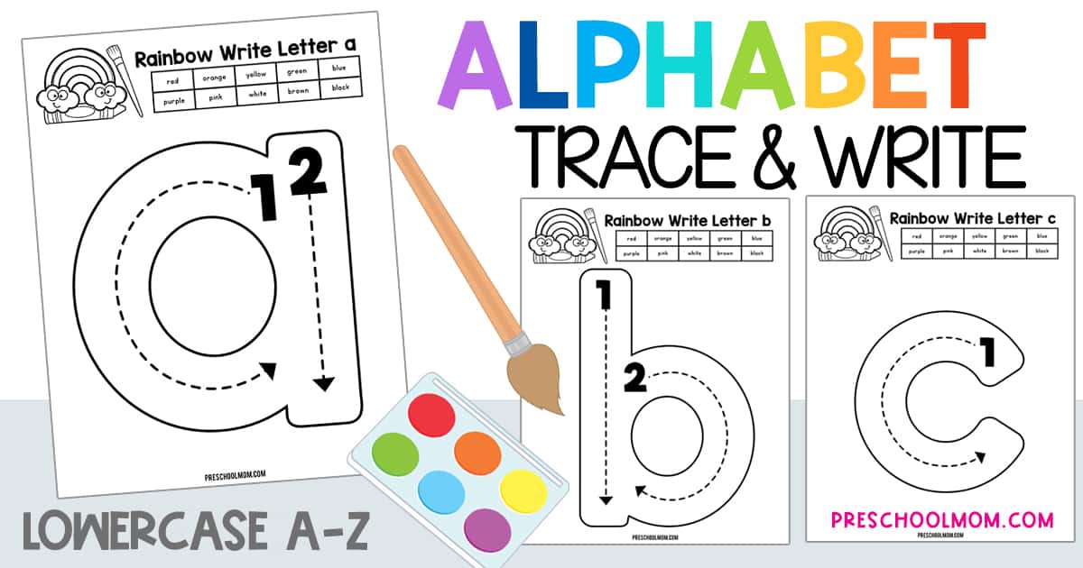 free printable letters of the alphabet to trace