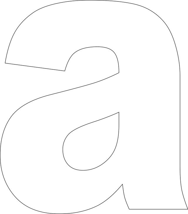 free printable letters pinterest