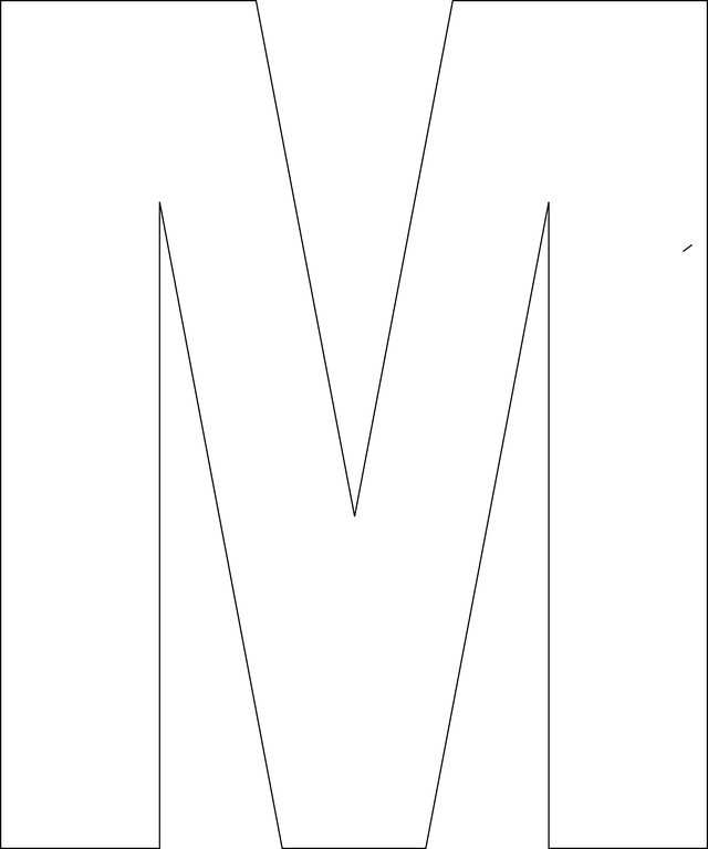 free printable letters pinterest