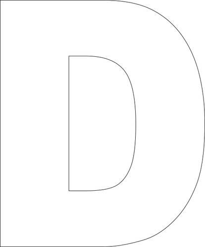 free printable letters pinterest