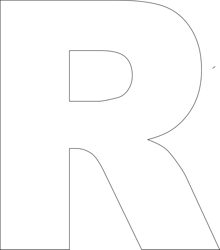 Free Printable Upper Case Alphabet Template