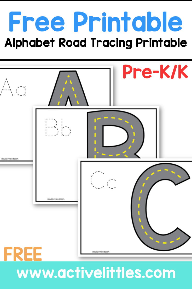 free printable letters to trace for preschool