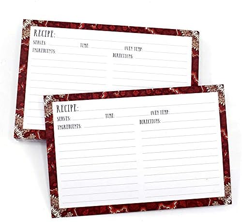 free printable lined recipe cards 4x6