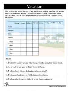 free printable logic puzzles with solutions