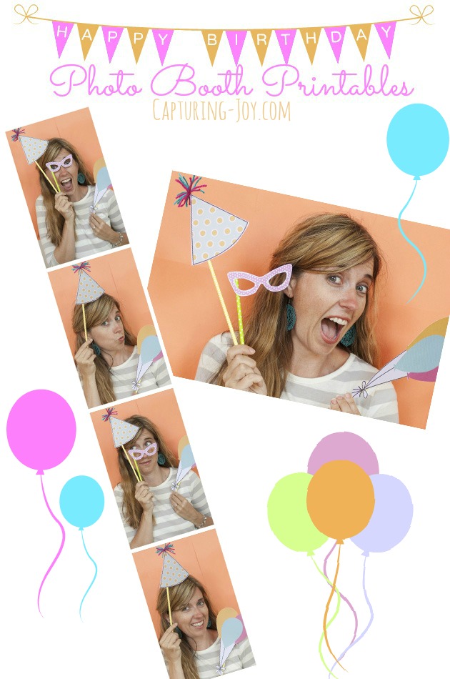 free printable london photo booth props