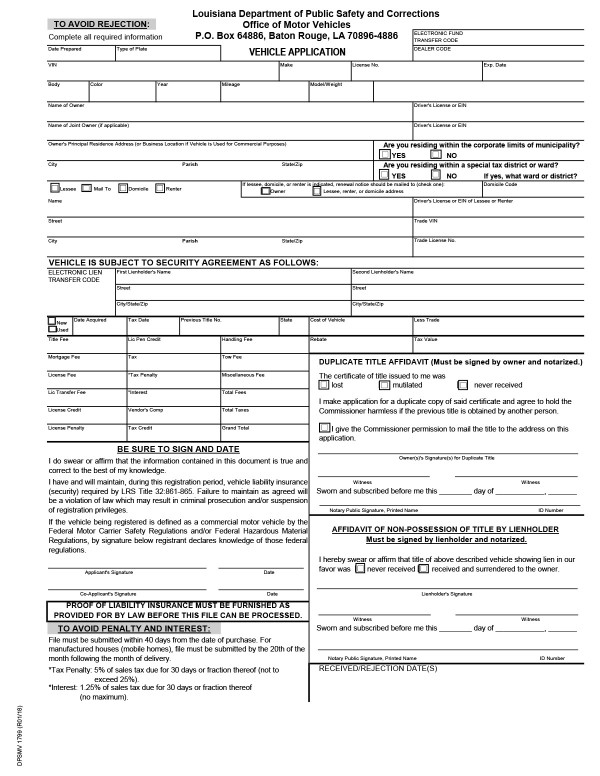 free printable louisiana bill of sale