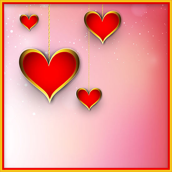 free printable love borders