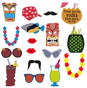 free printable luau photo booth props