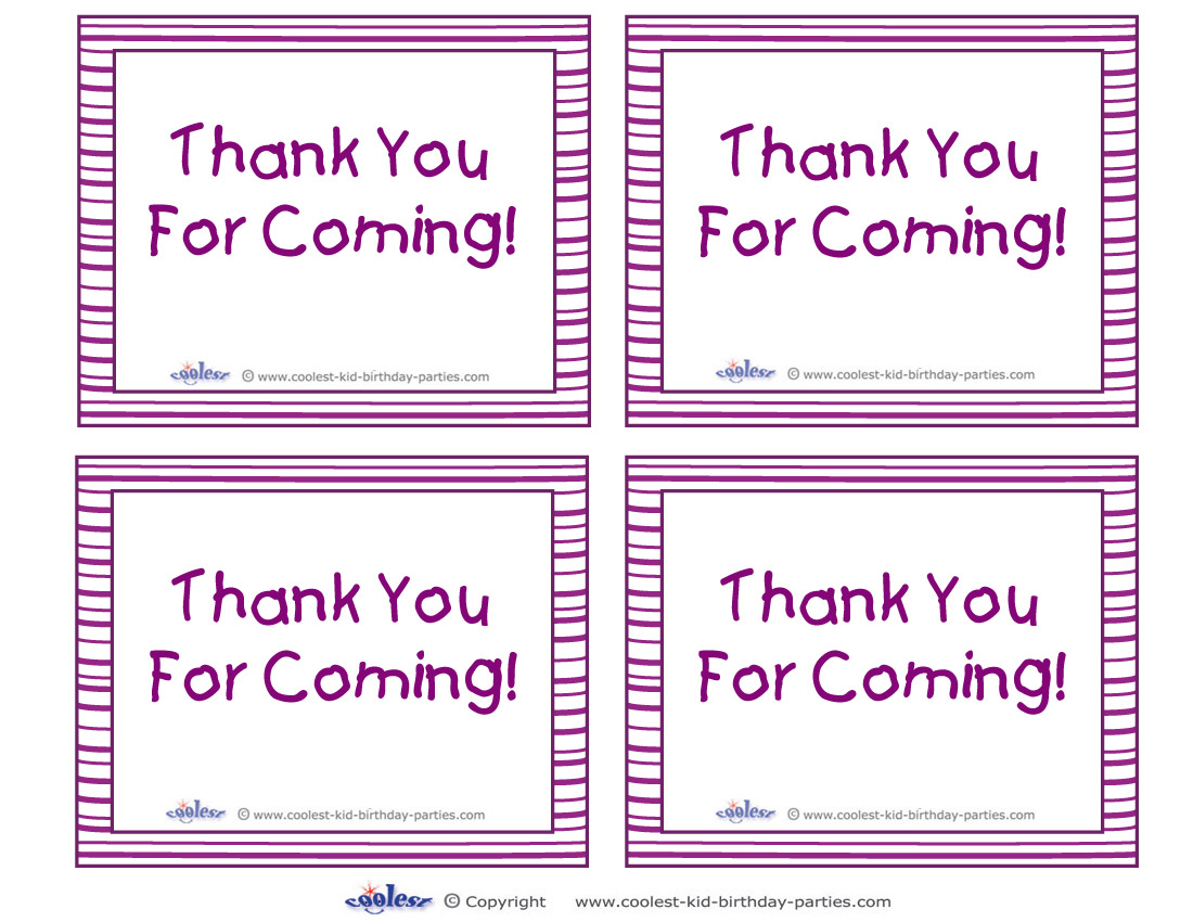 free printable luau thank you cards