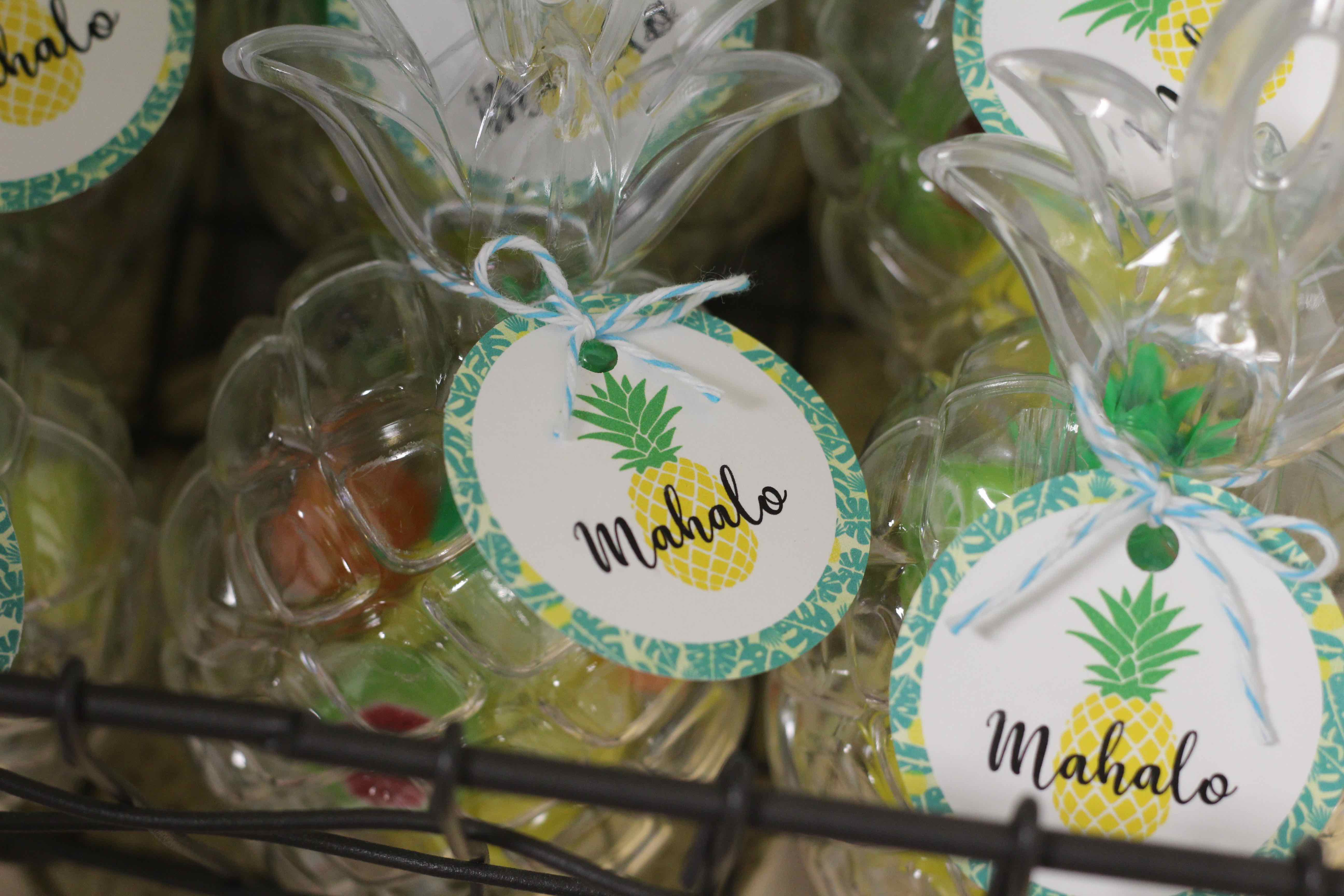 free printable luau thank you tags