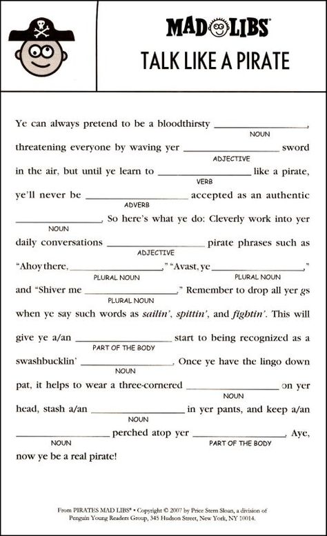13 Mad libs printables ideas | mad libs, lib, printable mad libs
