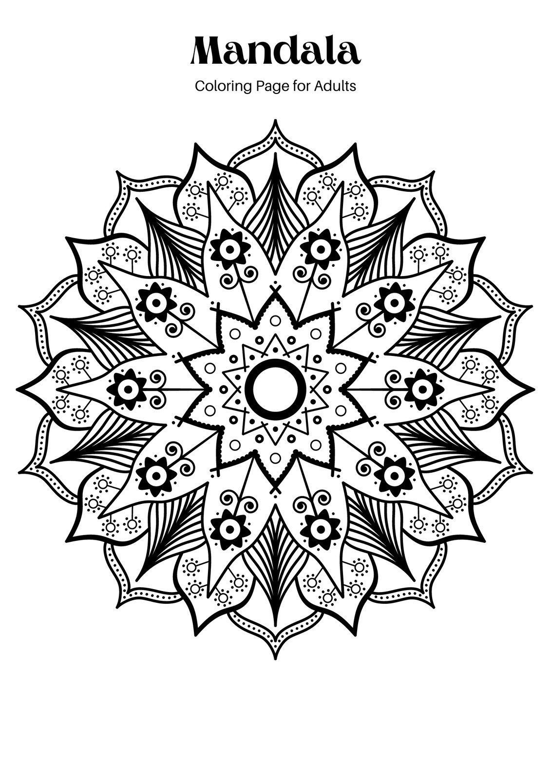 free printable mandala designs