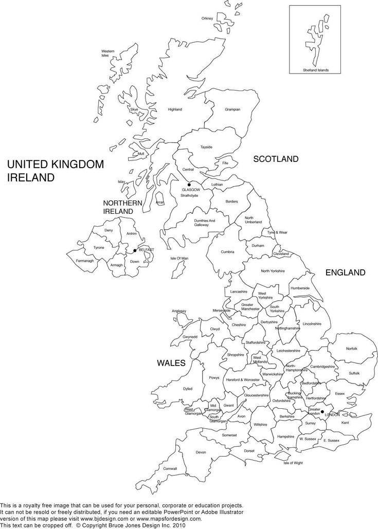 free printable map of uk towns and cities