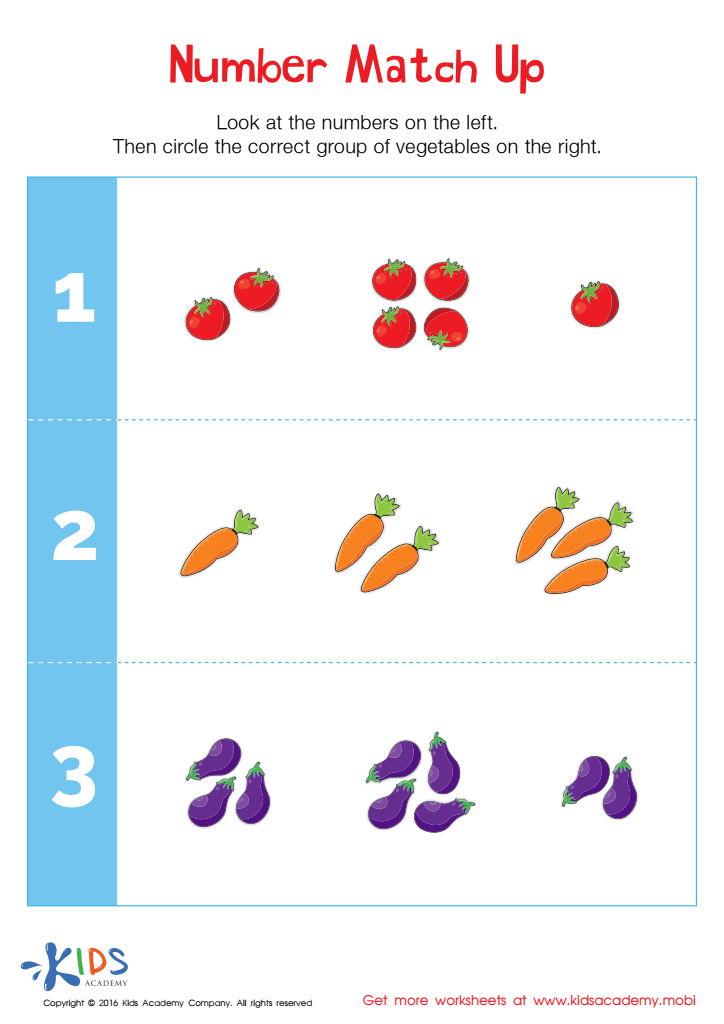 Preschool Matching Worksheets &  Free Printable PDFs