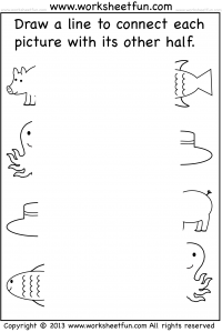 free printable matching worksheet