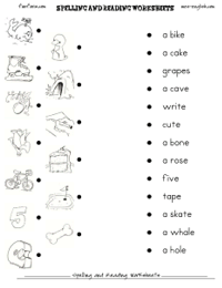 free printable matching worksheet