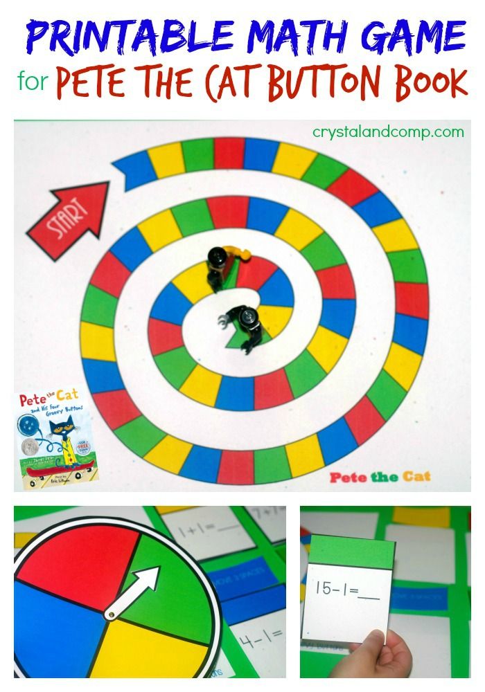 free printable math games for kindergarten students