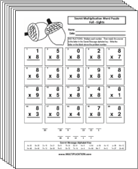 Free Multiplication Worksheets - Multiplication.com