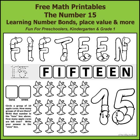 free printable math worksheets number names