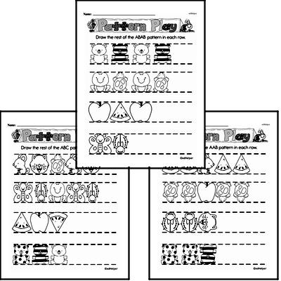 Pattern Worksheets - Free Printable Math PDFs | edHelper.com