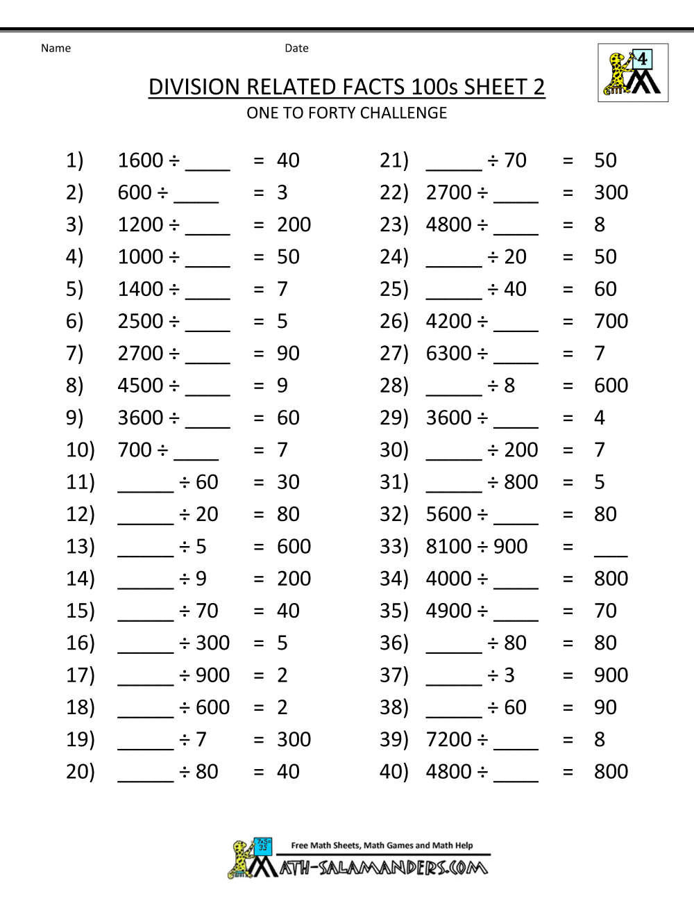 free printable math worksheets year 10