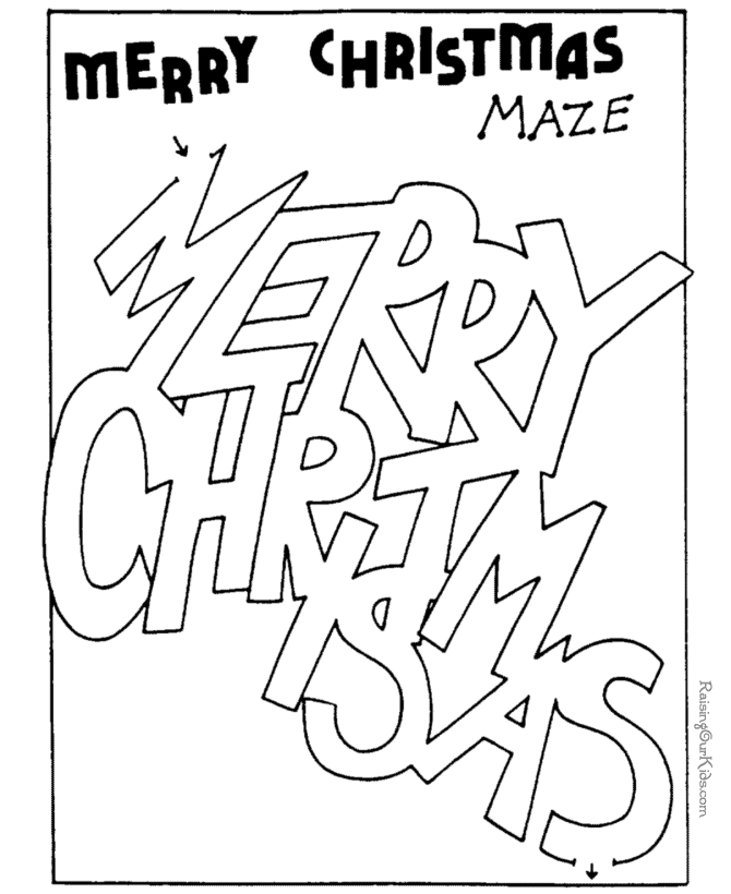 Printable Christmas Maze for kids 008 - Worksheets Library printable-christmas-maze-for-kids-008-worksheets-library