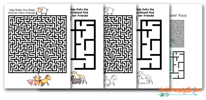 Free Mazes to Print | i should be mopping the floor