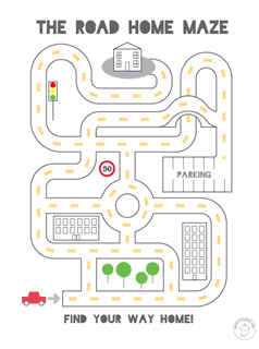 free printable mazes for kindergarten