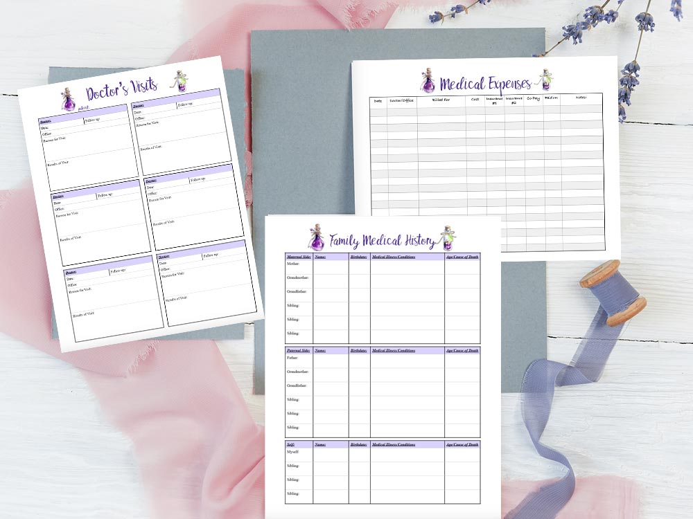 free printable medical stationery