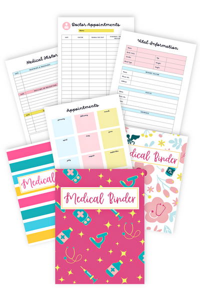 The Stress-DESTROYING Medical Binder {130+ Pages} - Chasing Foxes Shop