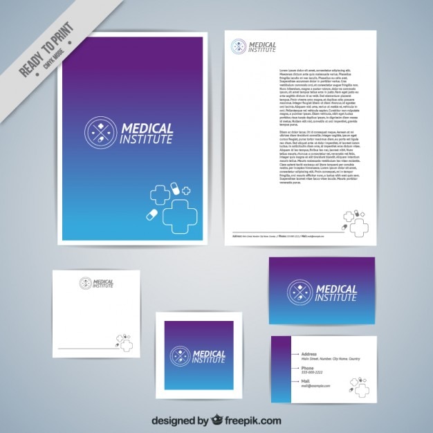 free printable medical stationery