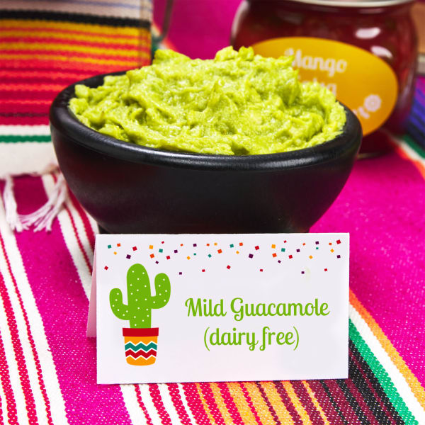 free printable mexican place cards
