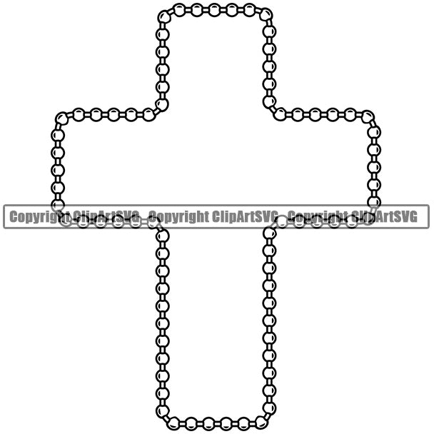 Military Army Weapon Dog Tag Ball Soldier Chain White Color Cross ...