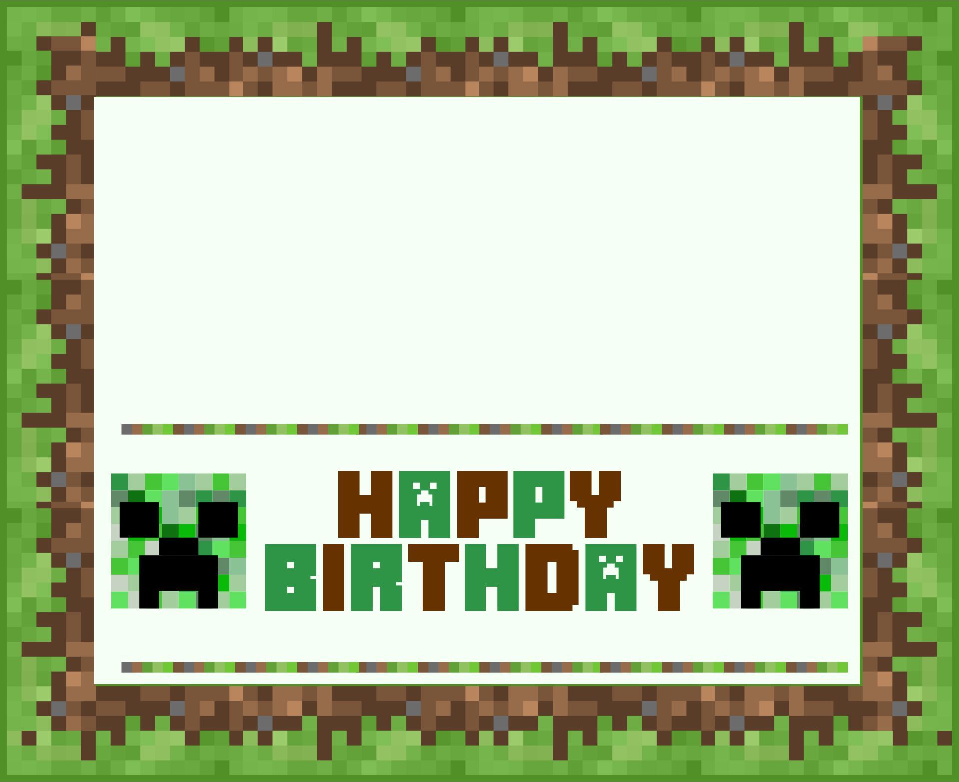 amazon-com-minecraft-happy-birthday-card-featuring-steve-and-worksheets-library for Free Printable Minecraft Birthday Cards Amazon.com : Minecraft Happy Birthday Card Featuring Steve and ... - Worksheets Library for Free Printable Minecraft Birthday Cards