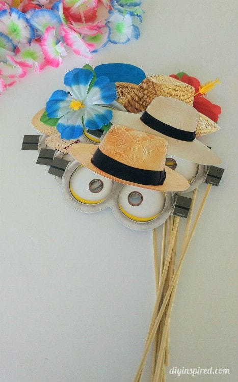 free printable minion photo booth props
