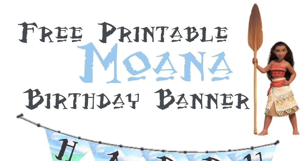 free printable moana happy birthday banner
