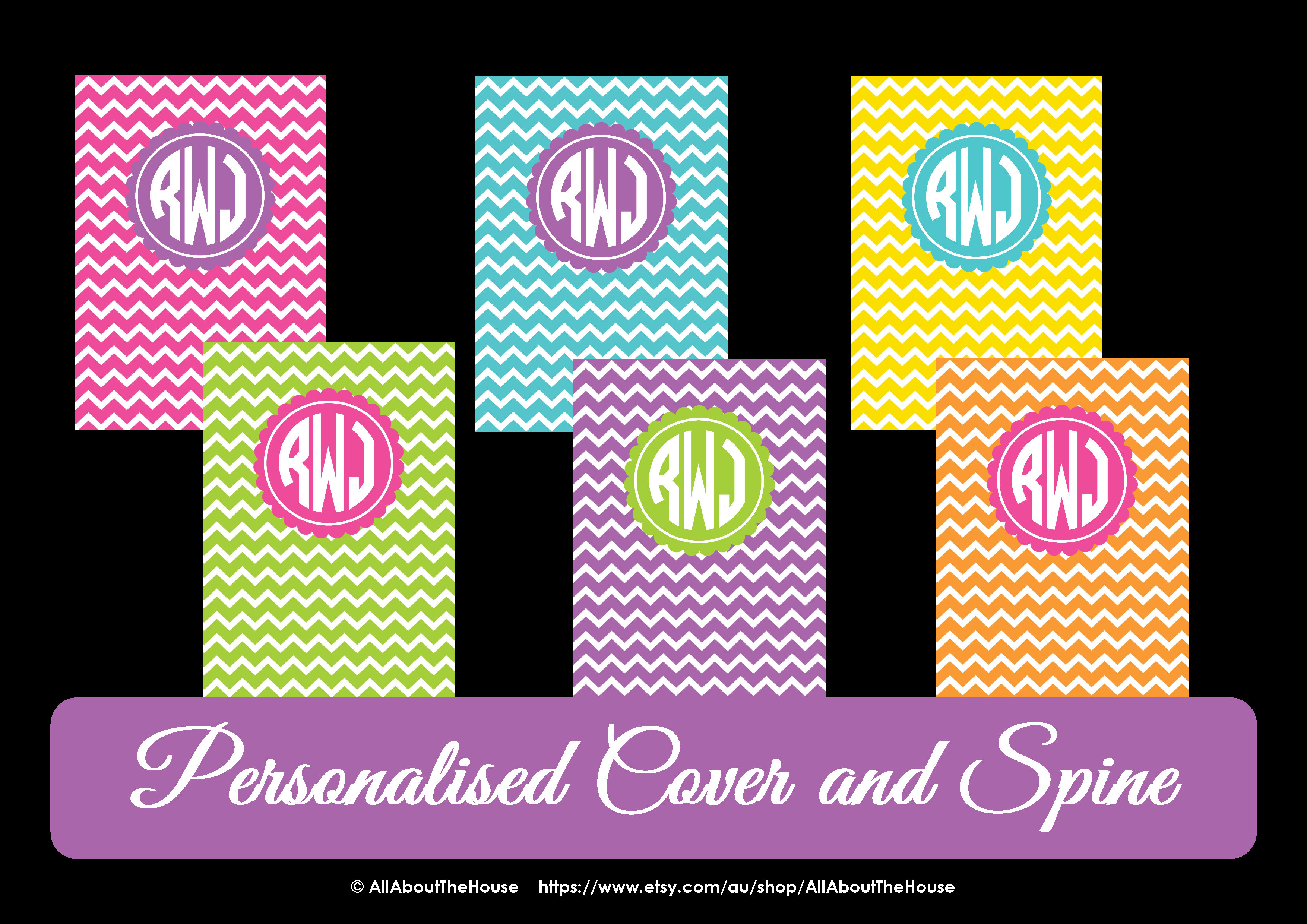 free printable monogram binder covers no download