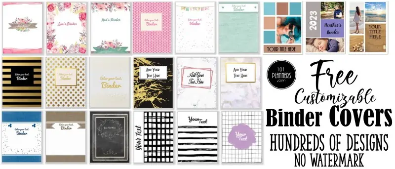 free printable monogram binder covers no download