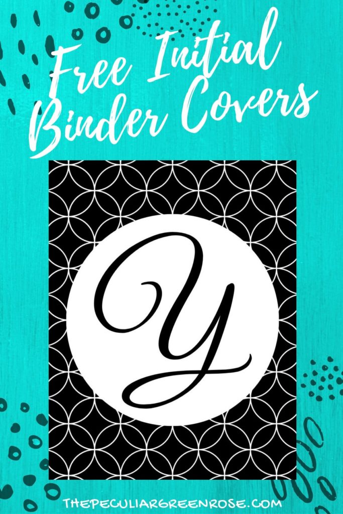 free printable monogram binder covers no download