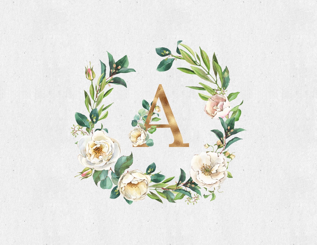 The Most Beautiful Free Printable Monogrammed Note Cards - The ...