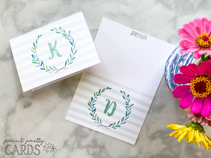 Free Printable Monogrammed Note Cards | Print Pretty Cards
