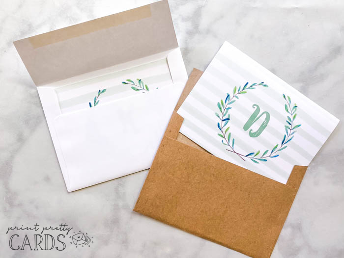 Free Printable Monogrammed Note Cards | Print Pretty Cards