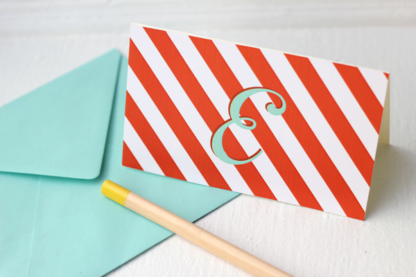DIY: Printable monogram stationery - Brooklyn Bride - Modern ...
