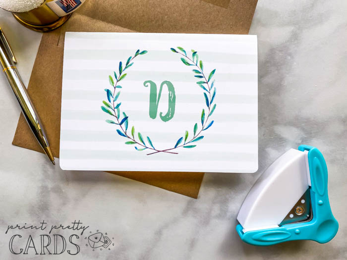 Free Printable Monogrammed Note Cards | Print Pretty Cards