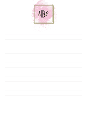 Free Monogram Stationery Maker | Create Online &  Print at Home