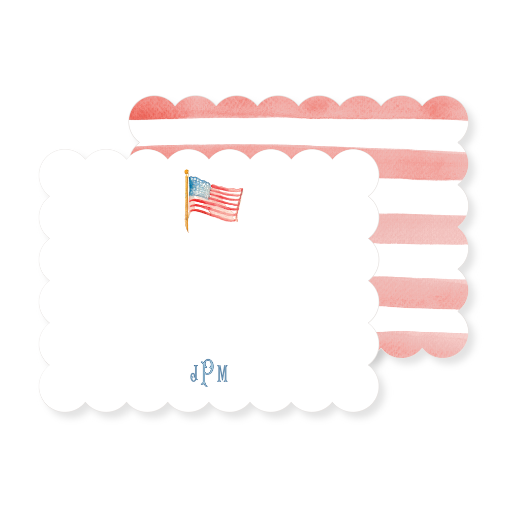 American Flag Personalized Stationery Set — Simply Jessica Marie
