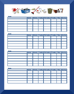 Chore Charts For Kids Ages 11+ | Free Printable Chore Charts